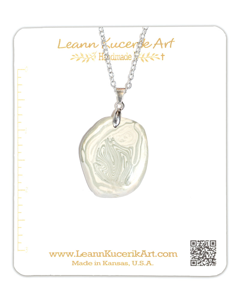 Marbled Sage Necklace