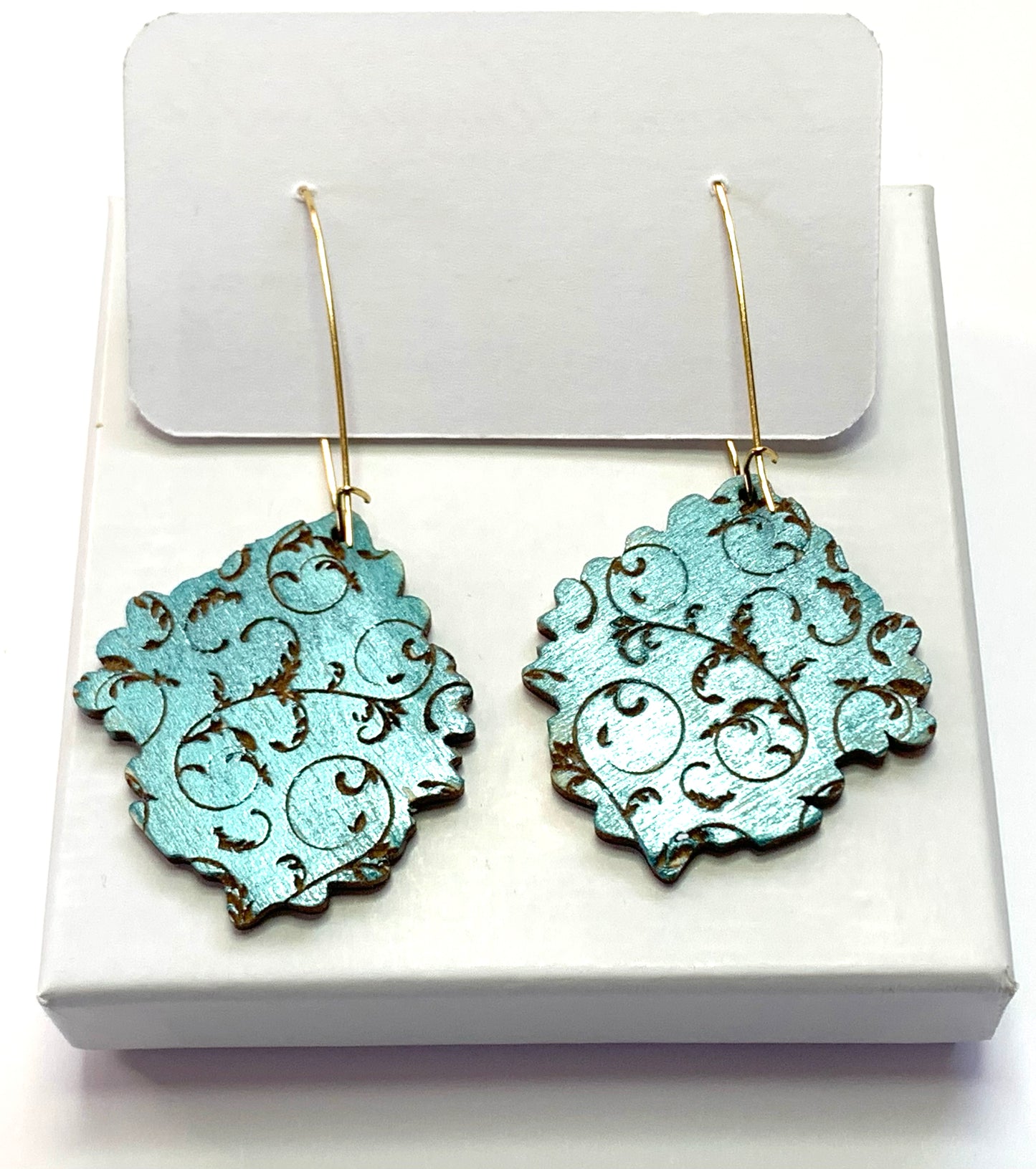 CAMERA EARRINGS - HAND PAINTED
