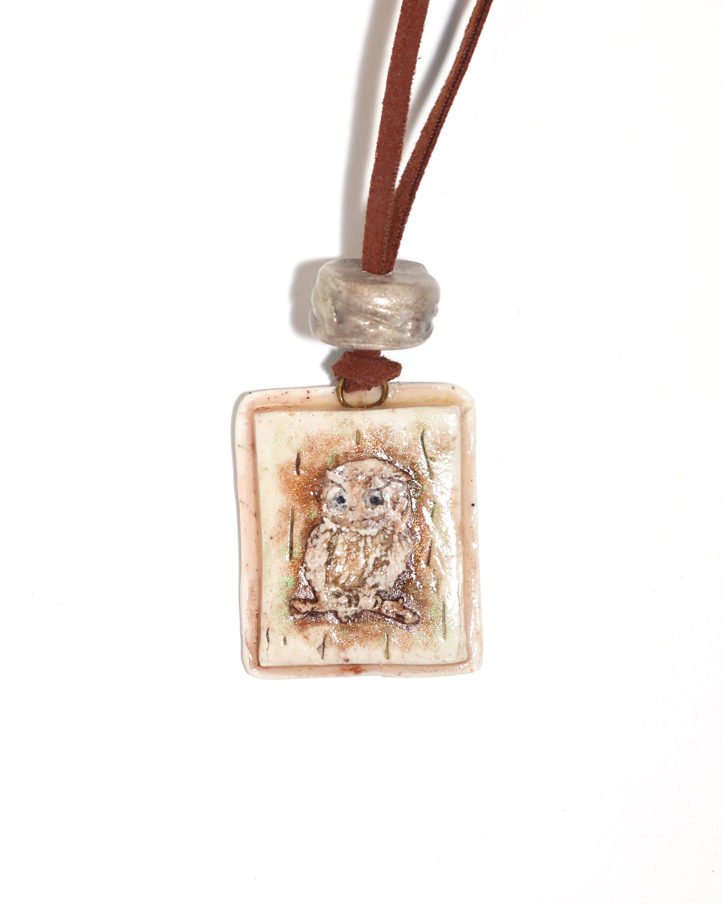 Mr. Owl Shabby Chic Necklace