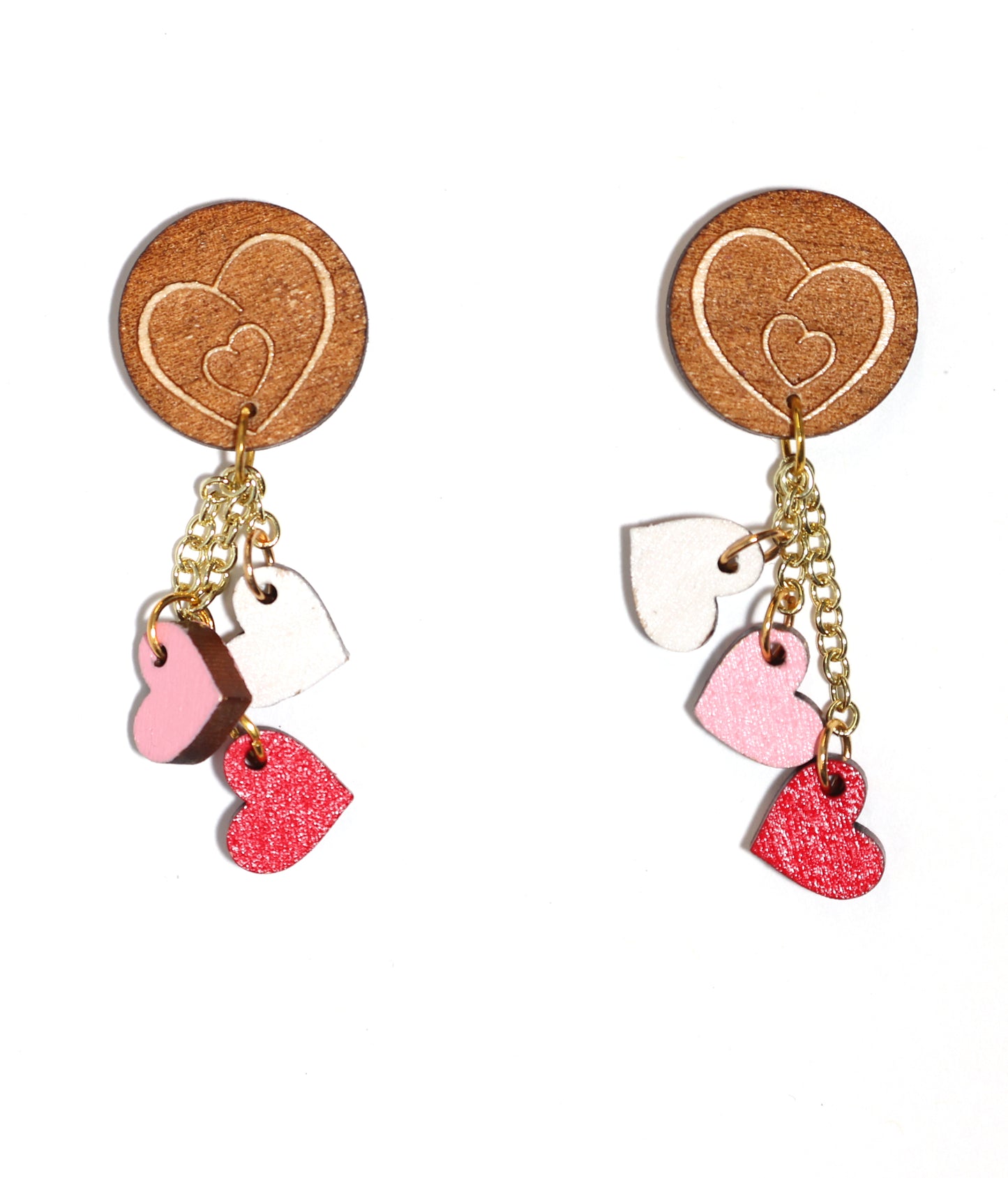 Valentine Hearts Galore Dangle Earrings