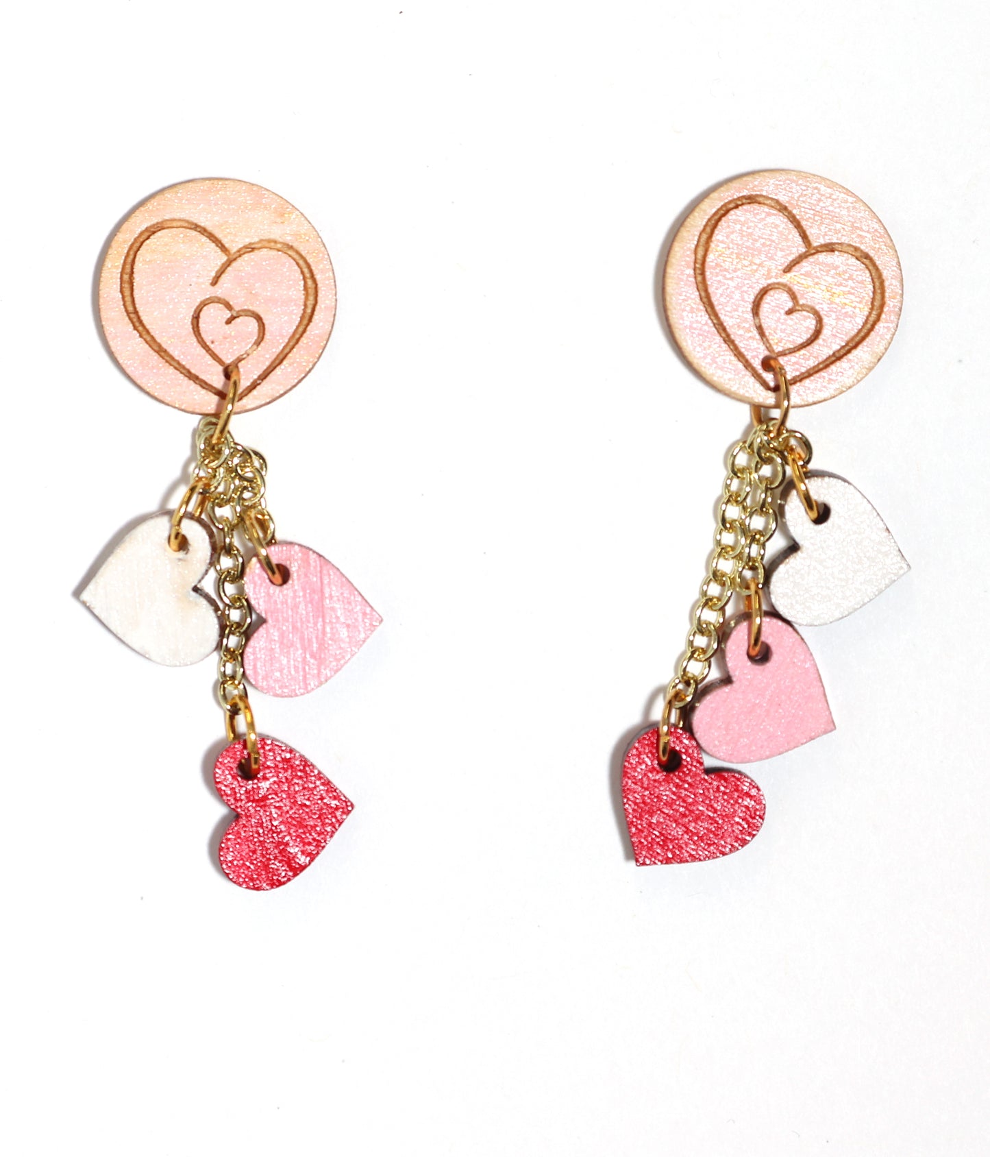 Valentine Hearts Galore Dangle Earrings