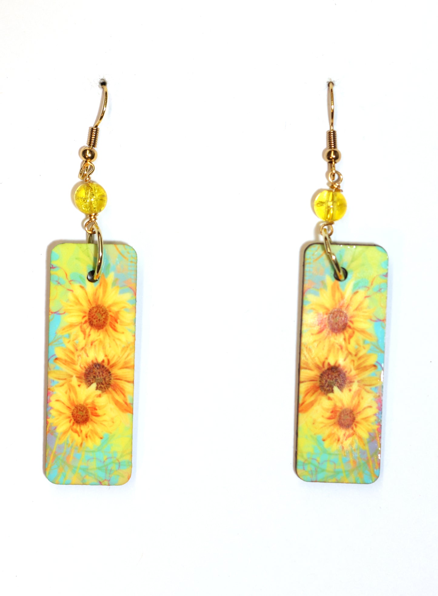 Sunflower Dangle Earrings