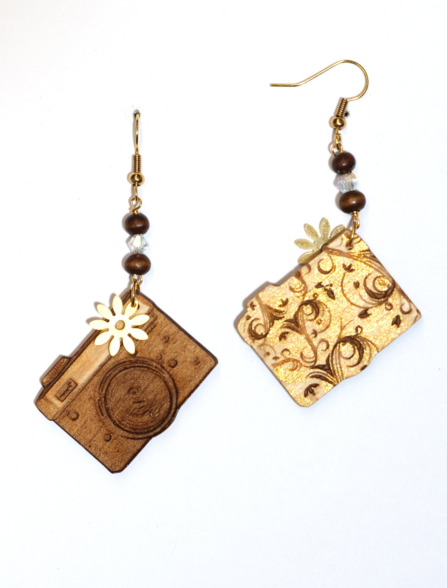 Camera Dangle Earrings