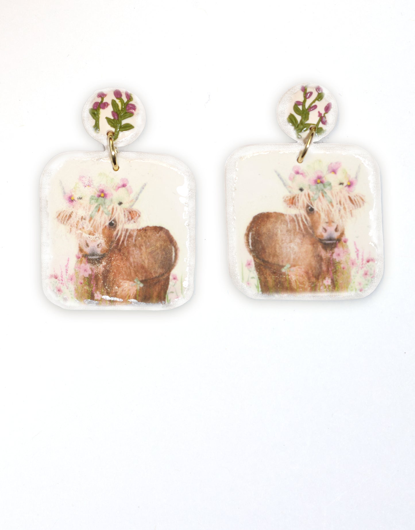 Highland Cow Earrings