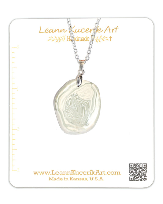Marbled Sage Necklace