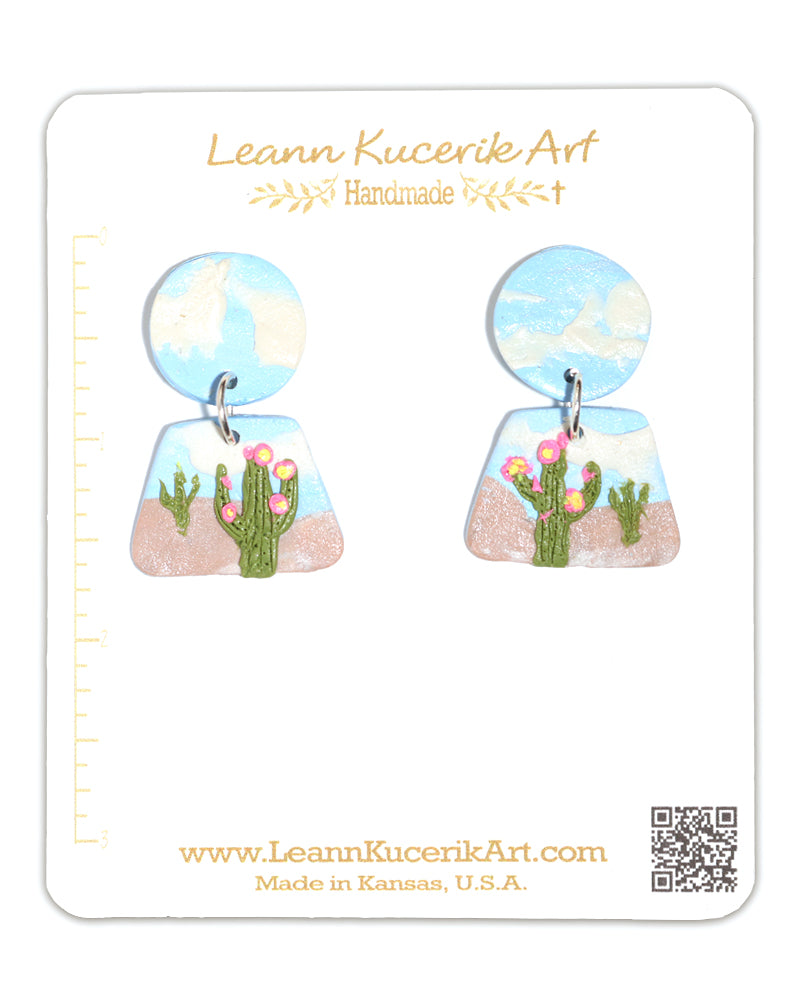 Saguaro Cactus Earrings