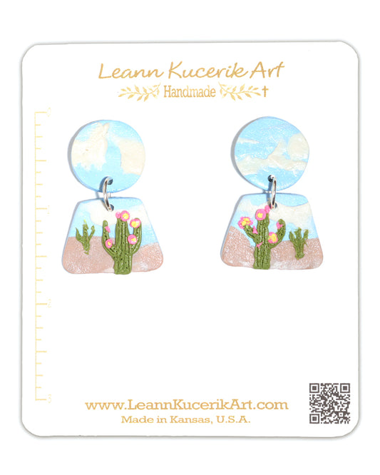 Saguaro Cactus Earrings