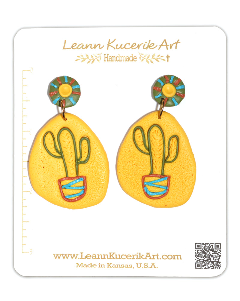 Saguaro Cactus Earrings