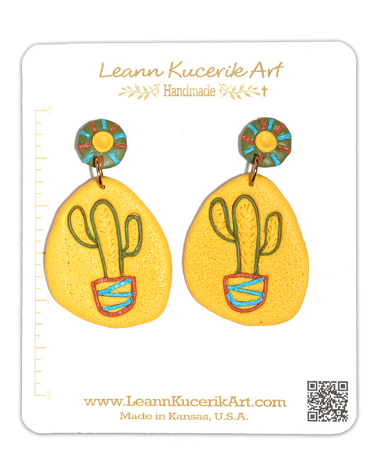 Saguaro Cactus Earrings