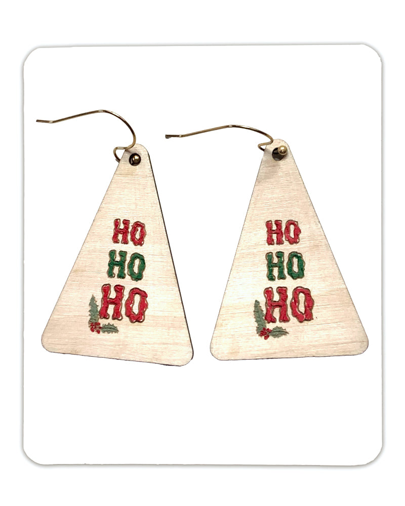 Santa HO HO HO Earrings