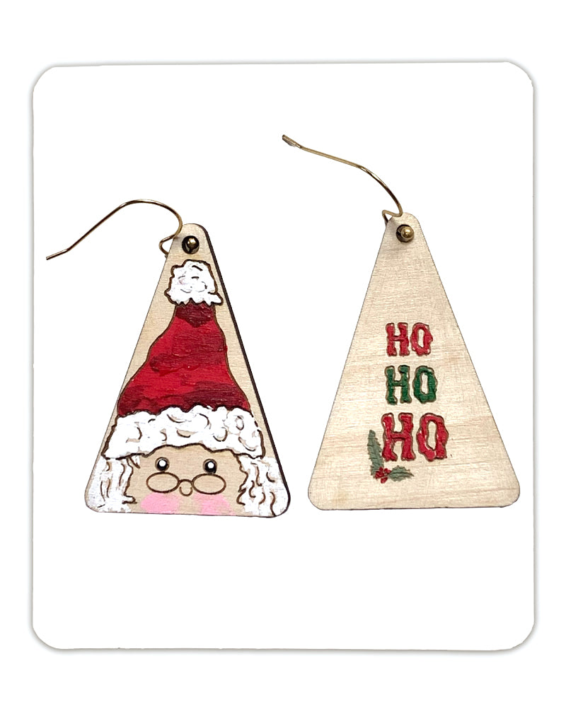 Santa HO HO HO Earrings